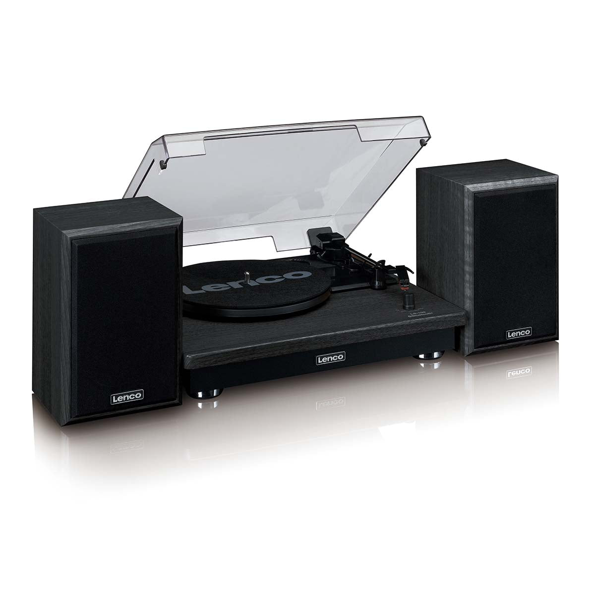 lenco-ls-100bk-plattenspieler-mit-bluetooth-und-2-externen-lautsprechern-schwarz image 5