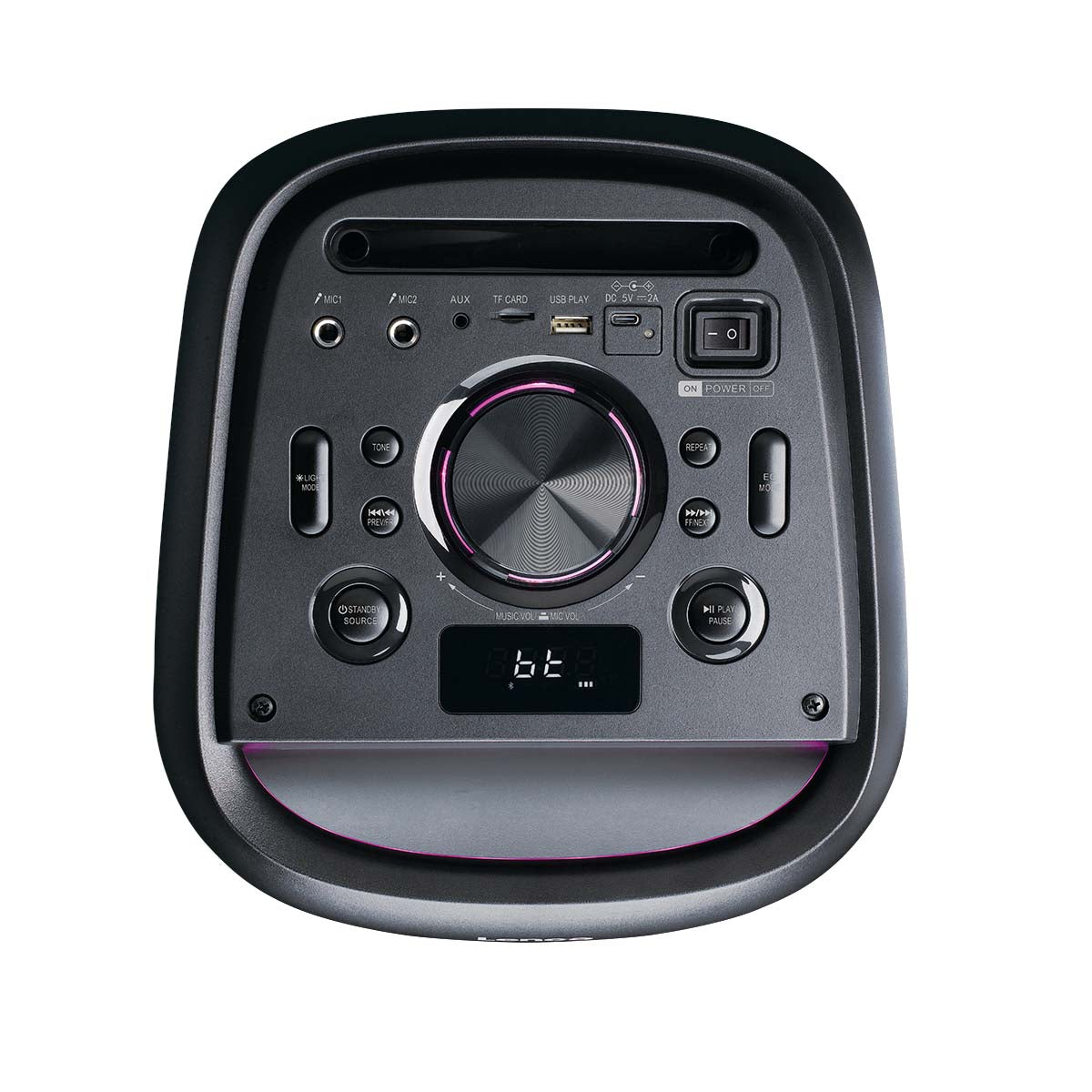 lenco-pa-210bk-bluetooth-party-lautsprecher-mit-led-lichteffekten-100w-tws-usb-1 image 7