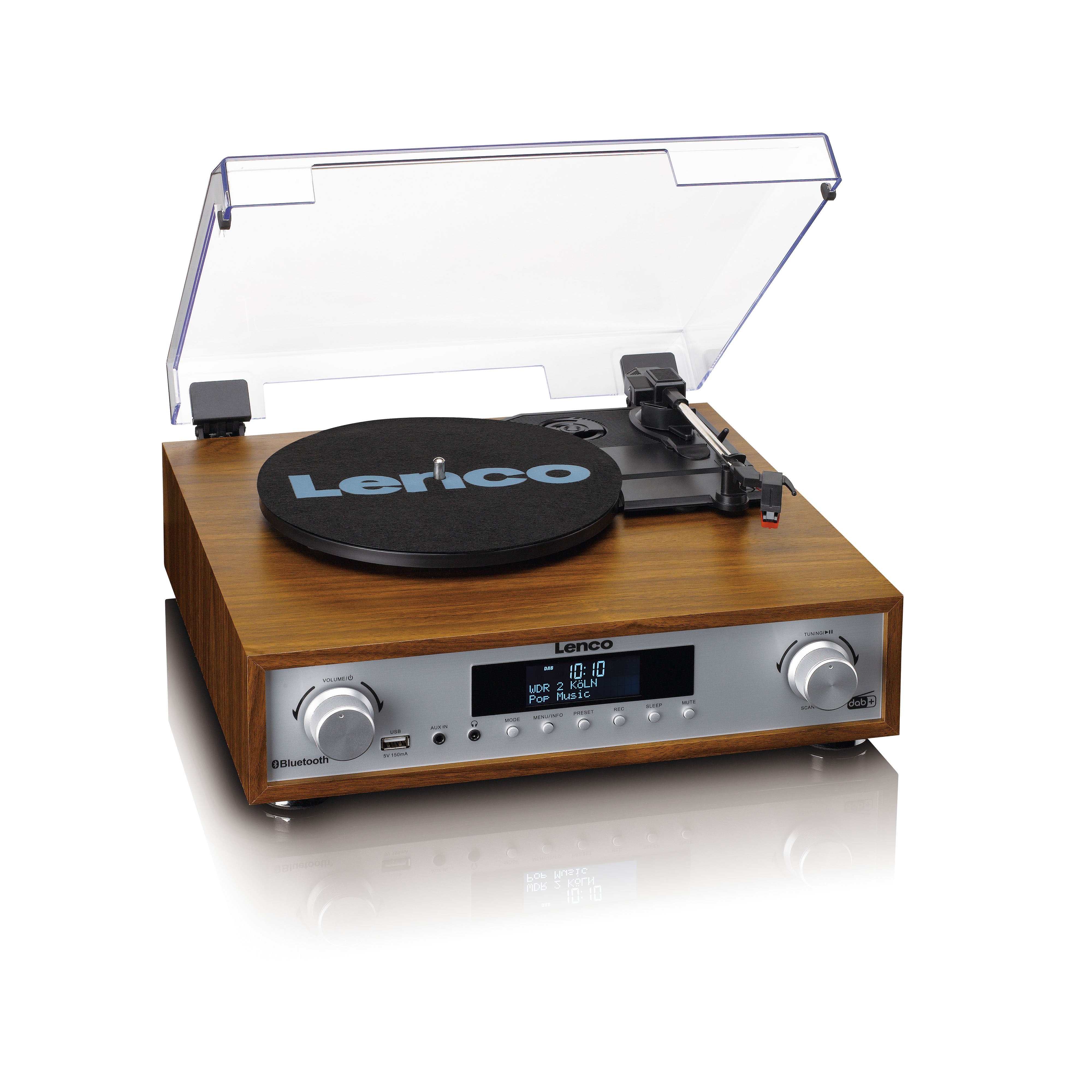 lenco-mc-160wd-hifi-stereoanlage-mit-plattenspieler-dab-fm-und-bluetooth-holz image 5