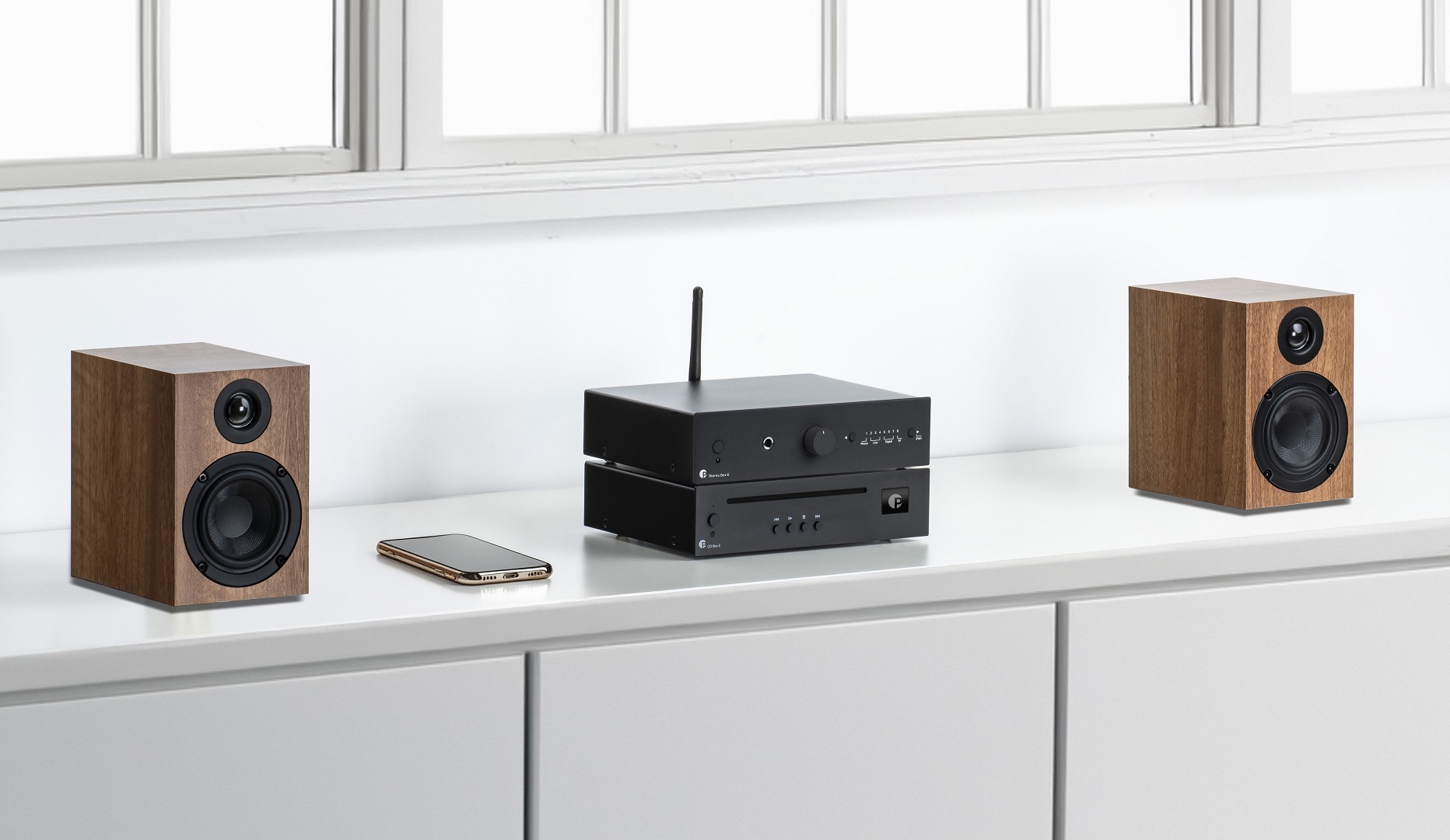 pro-ject-stereo-set-e-cd-kompaktes-hifi-stereo-set-mit-cd-player-e-line image 2