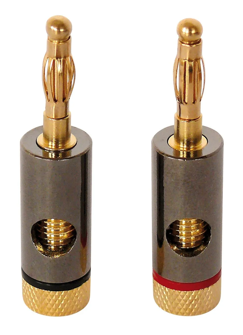 dynavox-bananenfederstecker-4er-set-2x-rot-2x-schwarz-mit-schraubanschluss image 1
