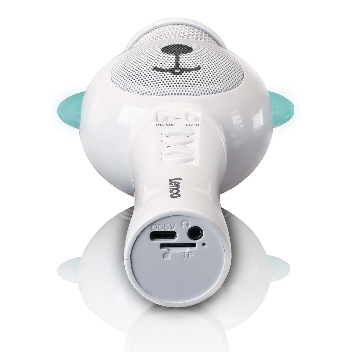 lenco-bmc-060wh-karaoke-mikrofon-mit-bluetooth-wei image 2