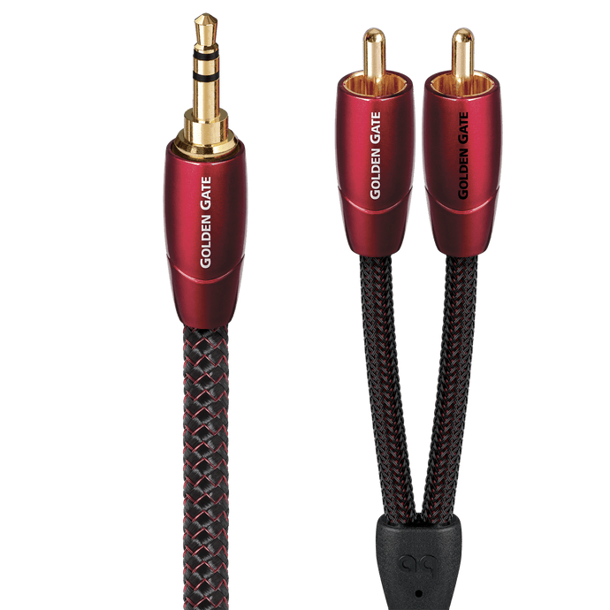 audioquest-golden-gate-3-5-mm-mini-auf-rca-kabel-perfect-surface-copper-0-6-m image 2