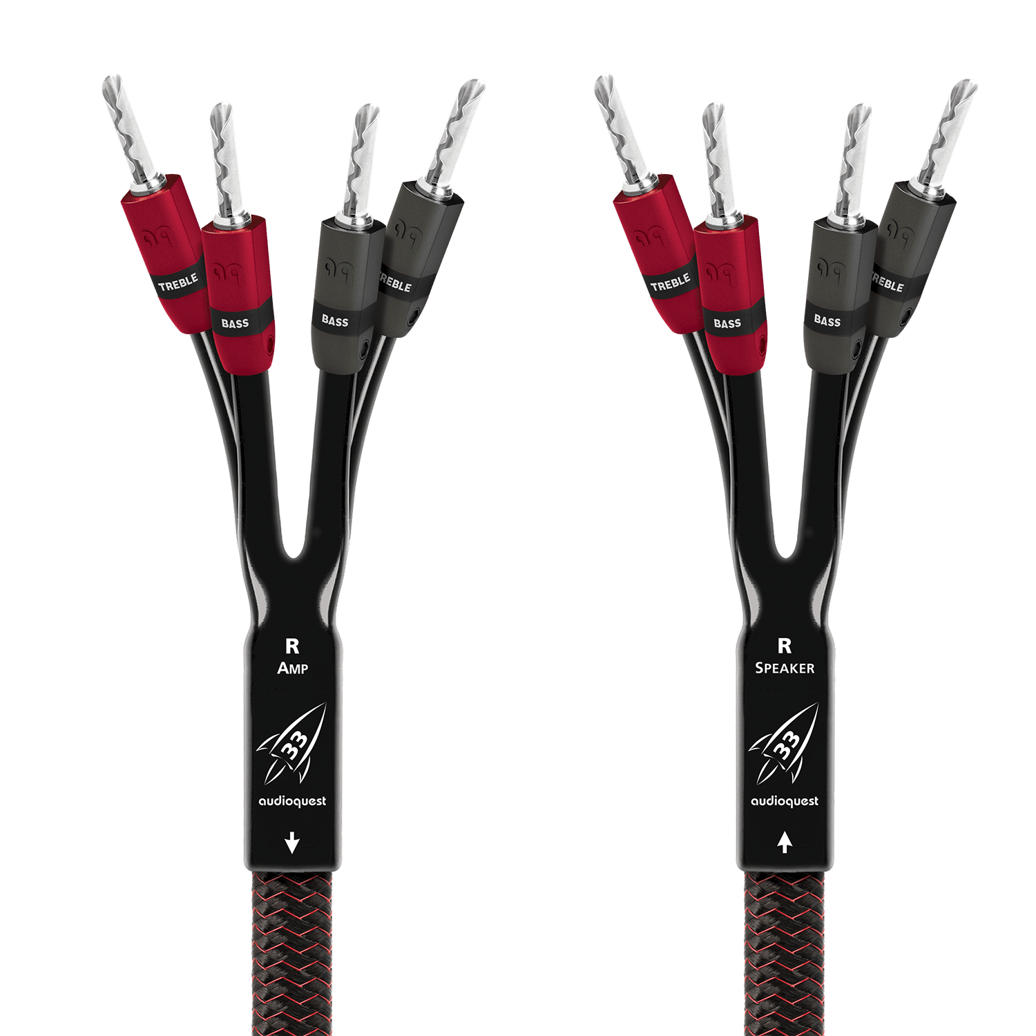 audioquest-rocket-33-single-biamp-bi-amp-lautsprecherkabel-mit-bananensteckern image 1