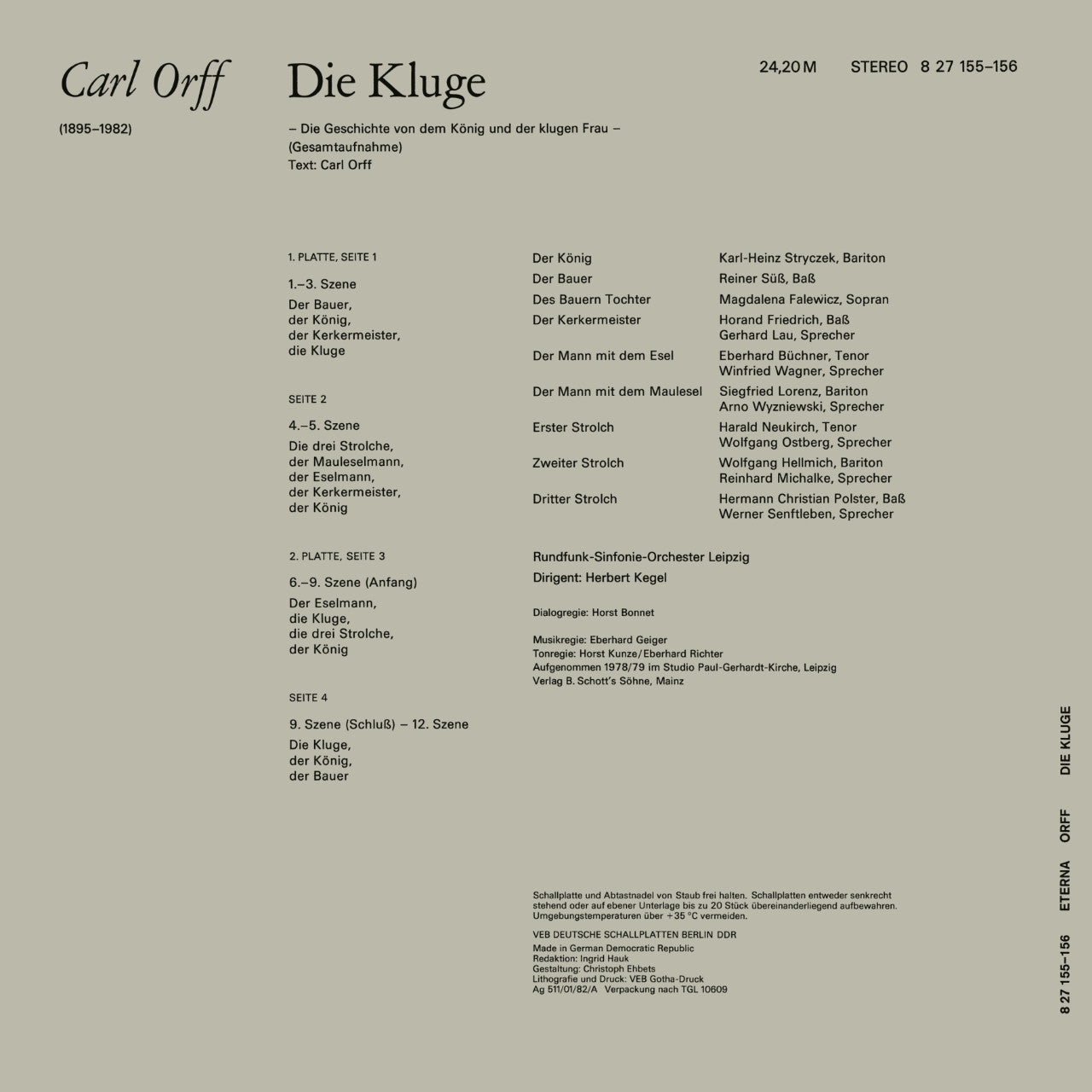 revox-master-tape-edition-carl-orff-die-kluge-kegel-1978-79 image 2