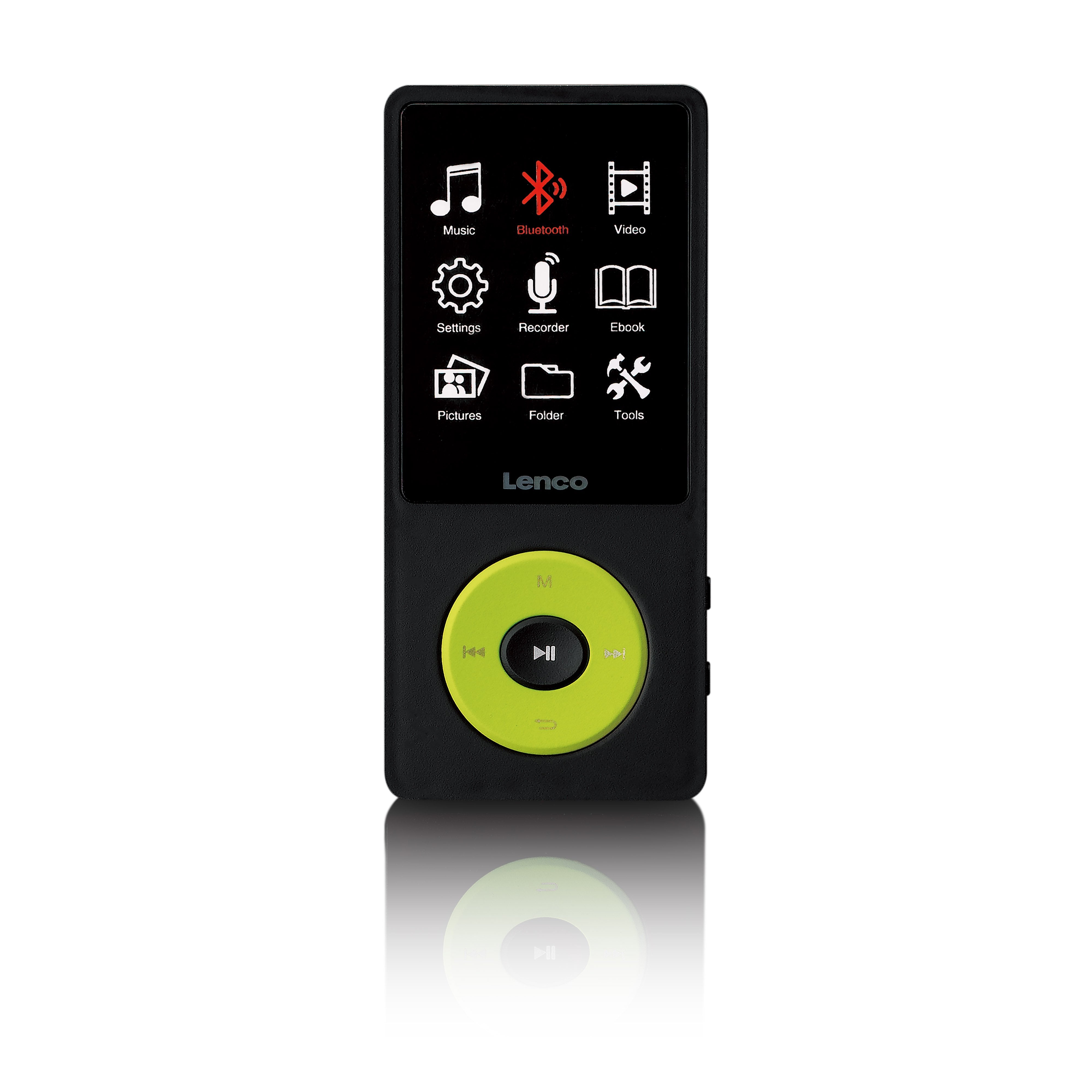 lenco-xemio-860gn-gr-n-mp3-mp4-player-8gb-mit-bluetooth image 1