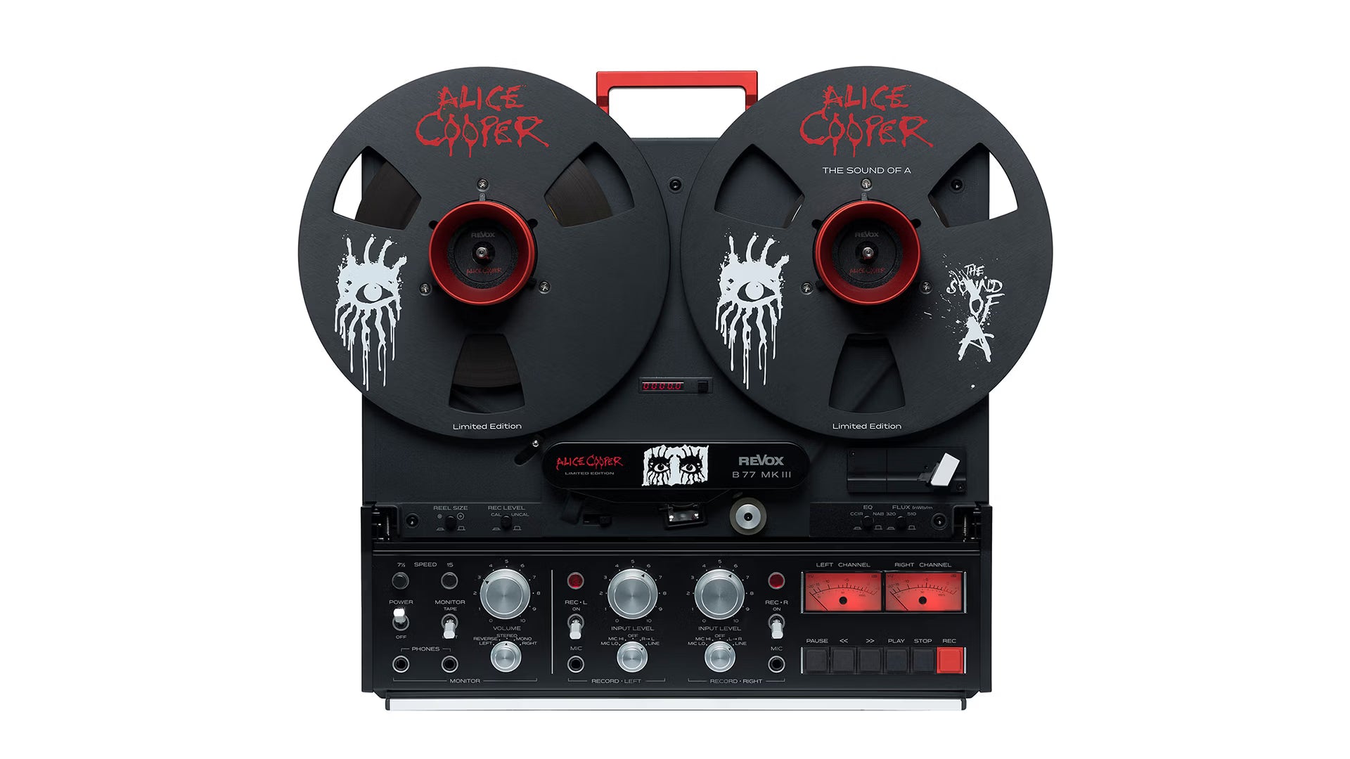 revox-b77-mk-iii-stereo-tape-recorder-alice-cooper-limited-edition image 3