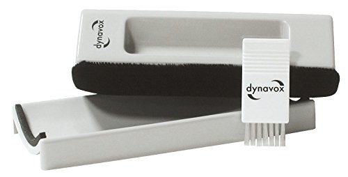 dynavox-samt-reinigungspuk-grau-schallplatten-reinigung-mit-nylonb-rste image 3