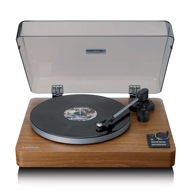 lenco-lbta-165wd-vollautomatischer-plattenspieler-mit-bluetooth-5-3-holz image 1