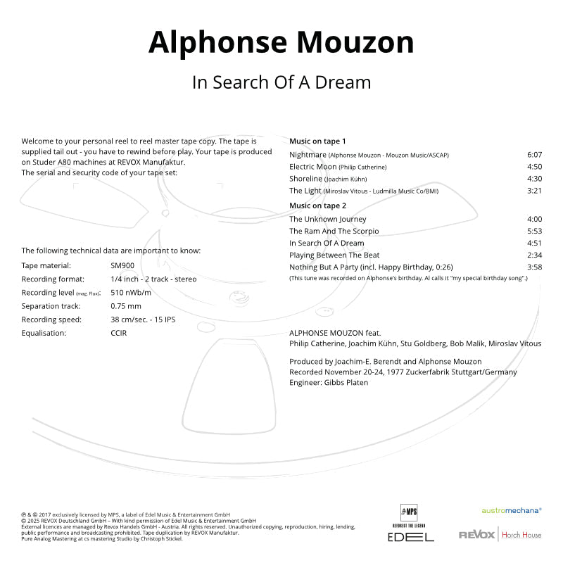 revox-alphonse-mouzon-in-search-of-a-dream-master-tape-b77-serie image 7