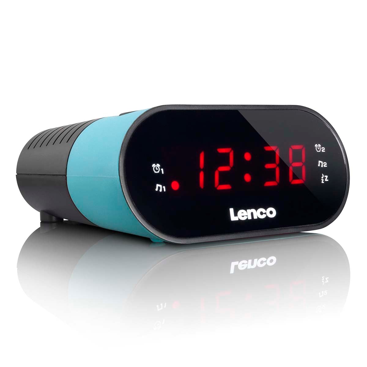 lenco-cr-07-blue-fm-wekkerradio-mit-slaaptimer-und-dualem-alarm-blau image 2