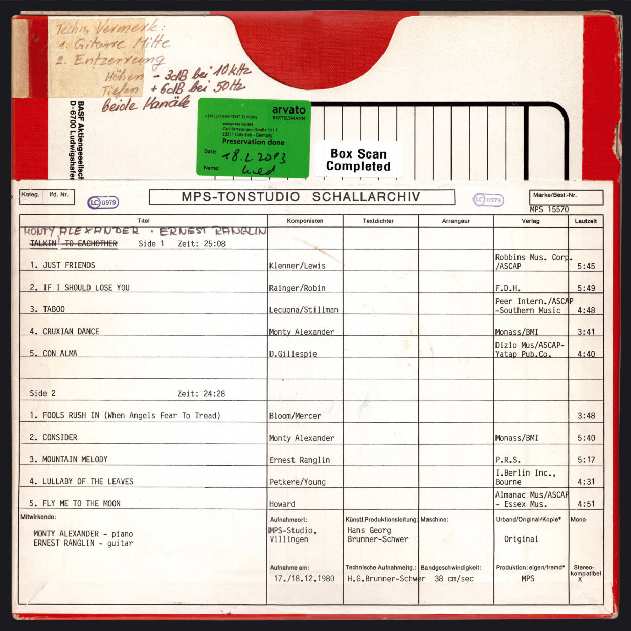 revox-monty-alexander-ernest-ranglin-untitled-master-tape-b77-serie image 3
