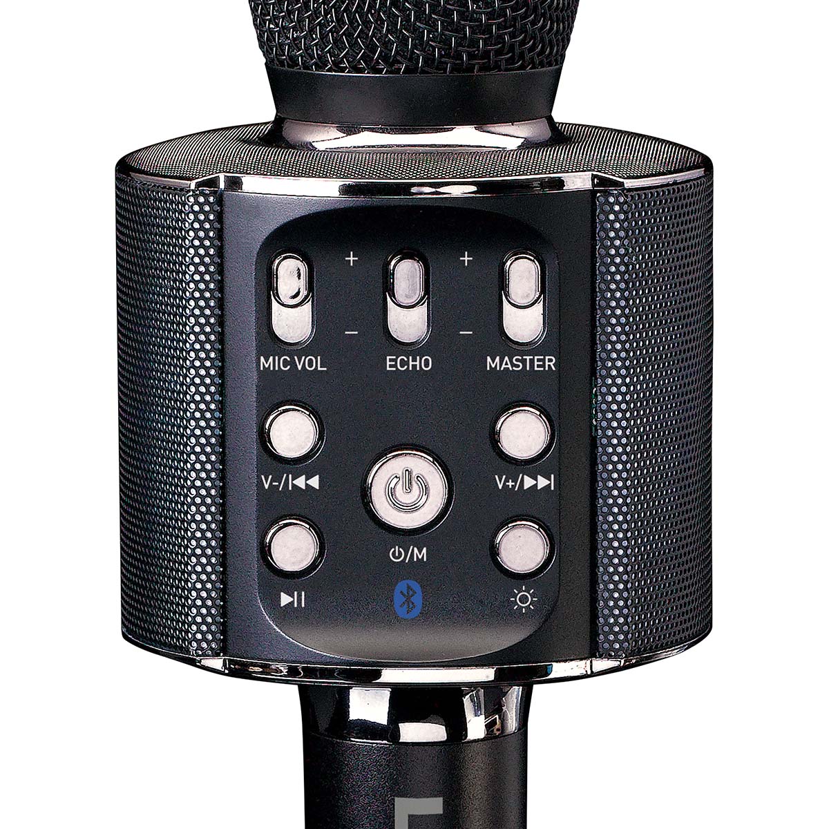 lenco-bmc-090bk-bluetooth-karaoke-mikrofon-mit-speaker-und-licht-schwarz image 5