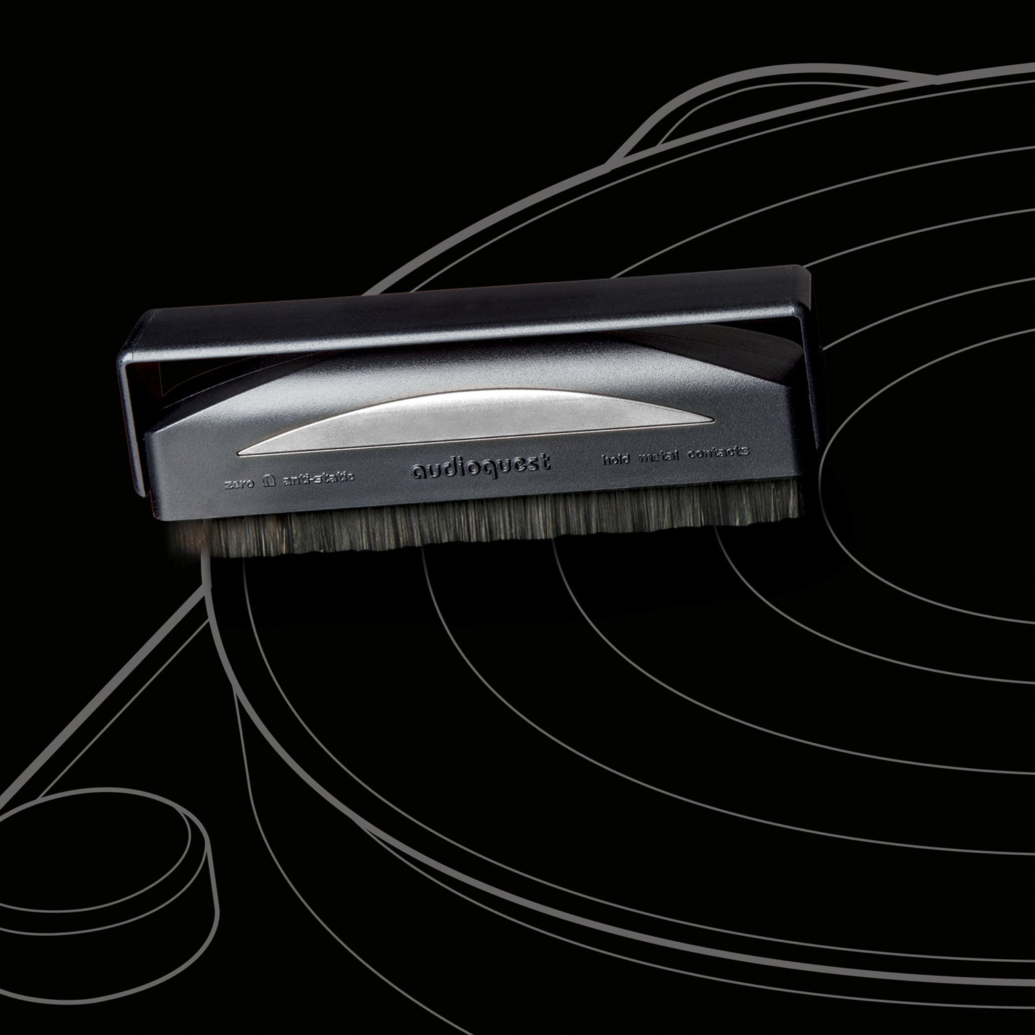 audioquest-silver-anti-static-record-brush-antistatik-schallplattenb-rste-aus-ca image 8