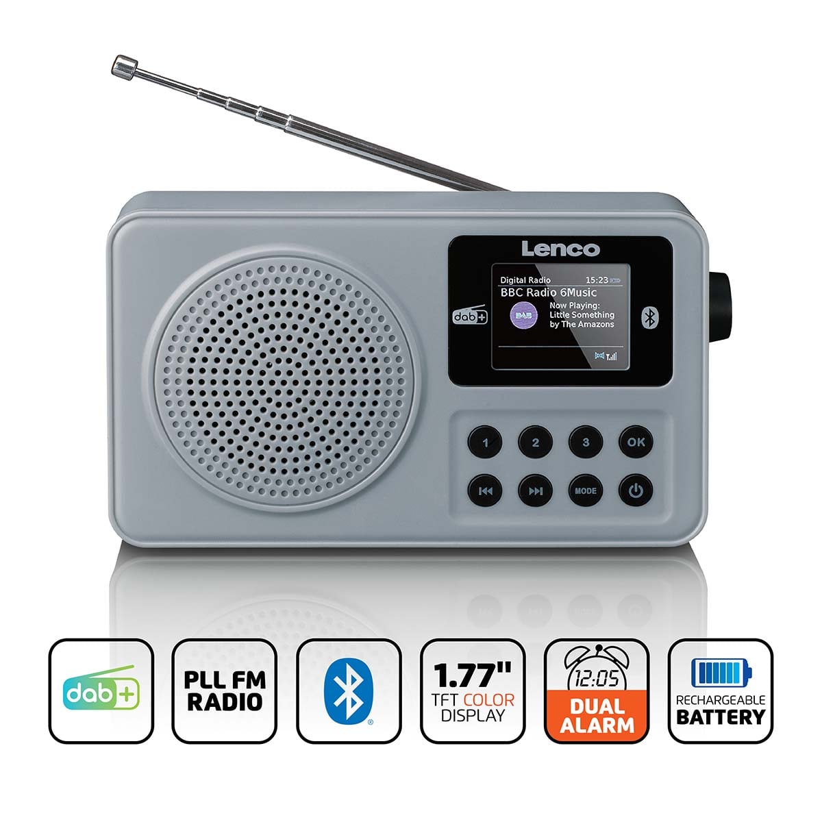 lenco-pdr-034gy-grau-tragbares-dab-fm-radio-mit-bluetooth image 8
