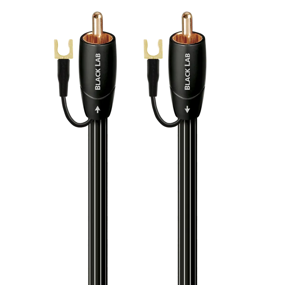 audioquest-black-lab-rca-subwoofer-kabel-massive-lgc-leiter-1-25-silber-3-schich image 1