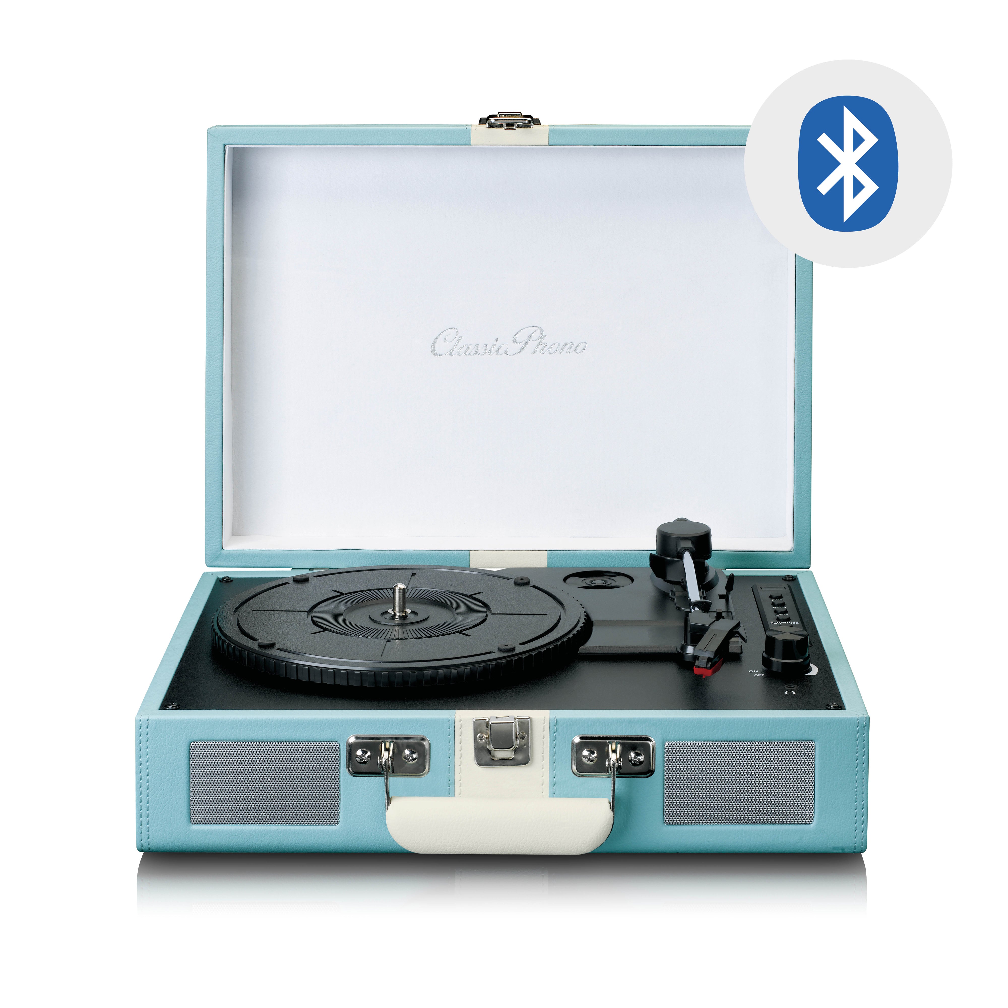 lenco-tt-110buwh-classic-phono-kofferplattenspieler-mit-bluetooth-und-lautsprech image 4