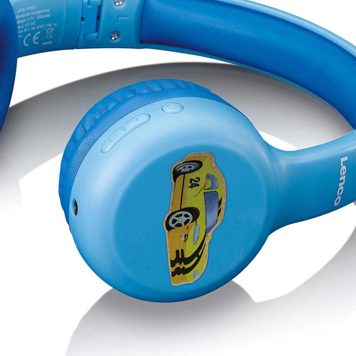 lenco-hpb-110bu-vouwbare-kinder-bluetooth-kopfh-rer-blau-85-db-volumenbegrenzer image 8