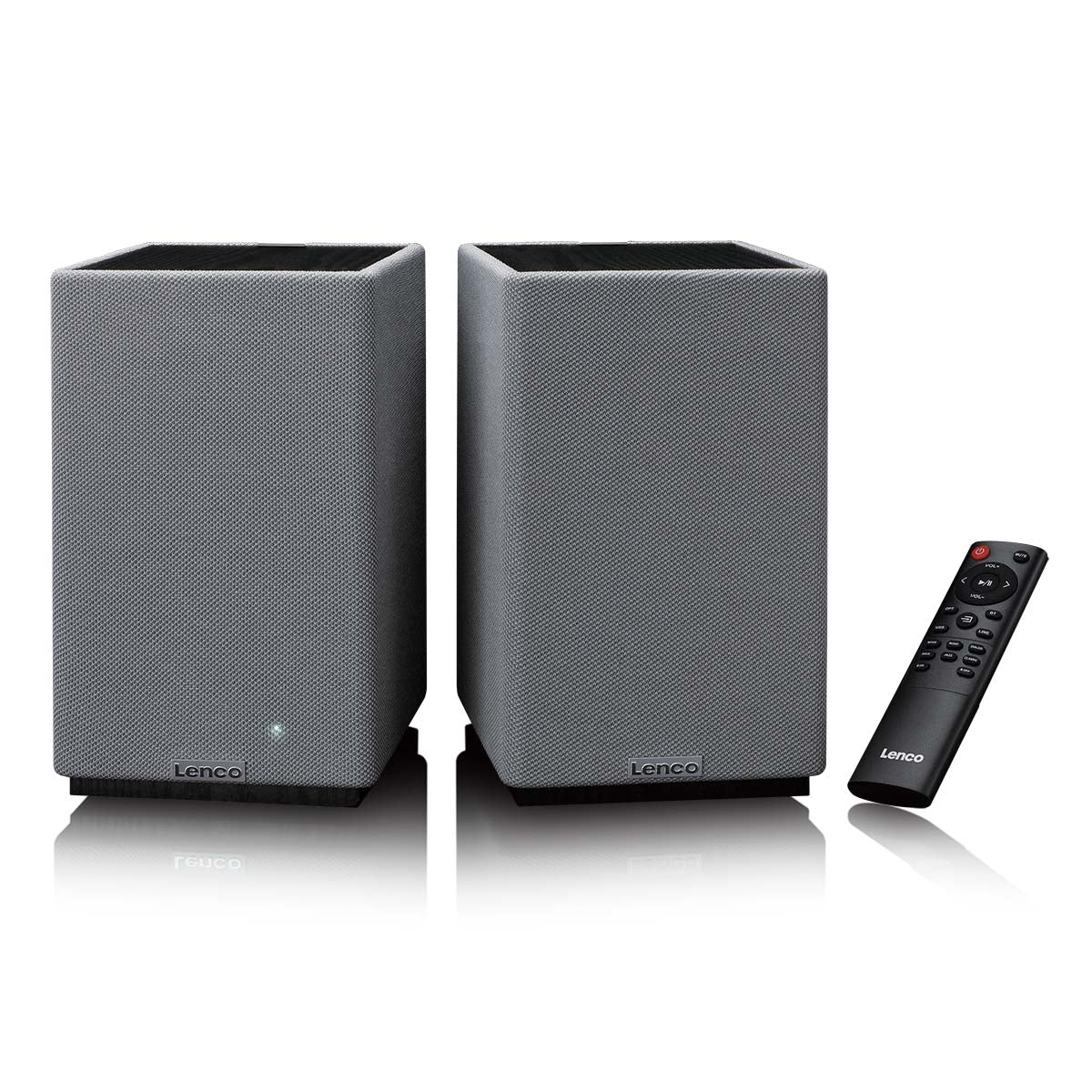 lenco-spb-240bkgy-hifi-stereo-bluetooth-lautsprecher-set-2-tlg-schwarz-grau image 3