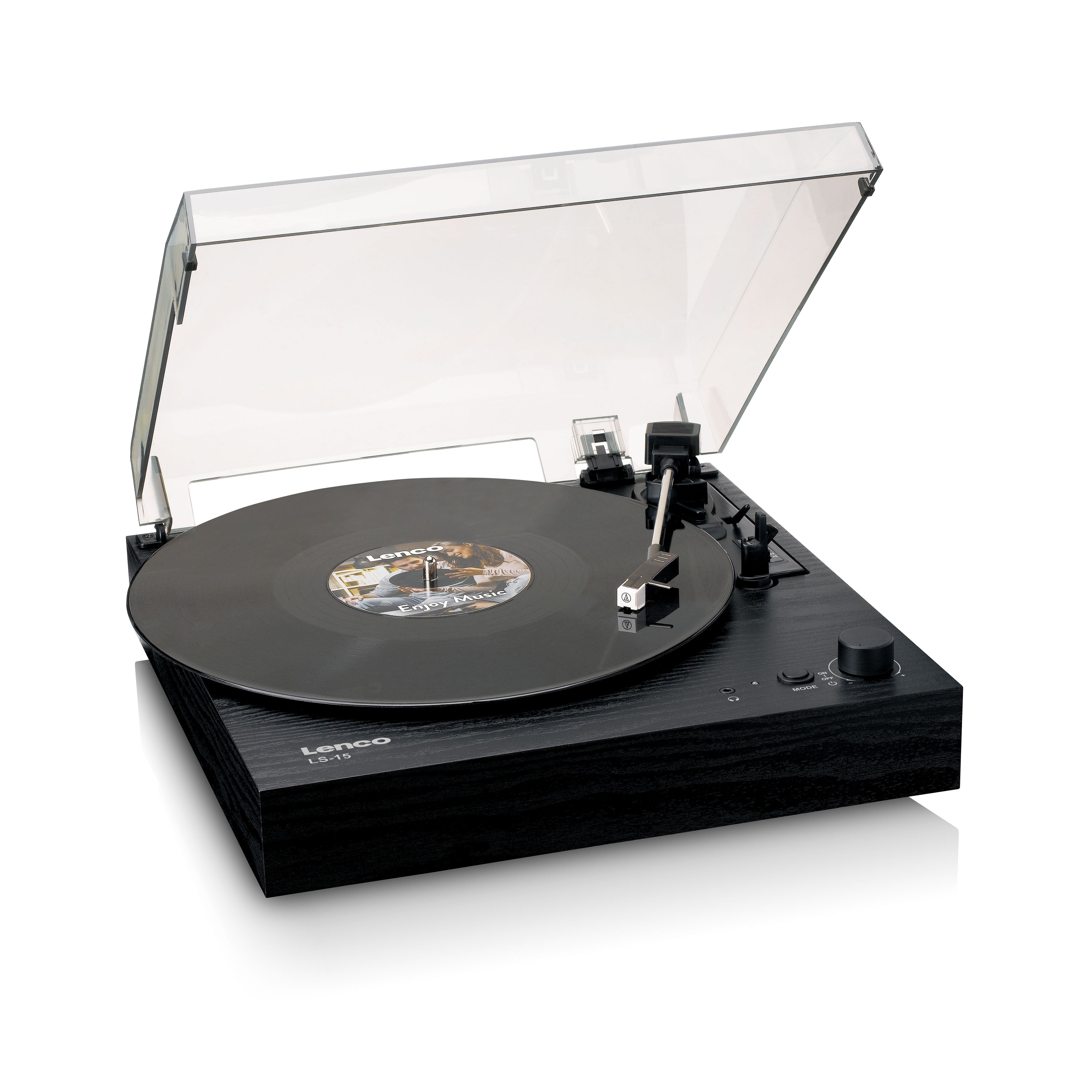 lenco-ls-15bk-plattenspieler-mit-bluetooth-zwei-lautsprechern-und-at3600l image 3