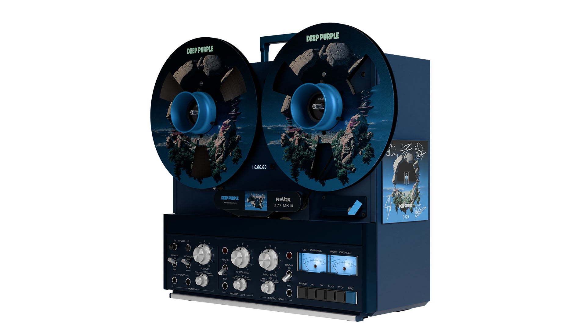 revox-b77-mk-iii-stereo-tape-recorder-deep-purple-limited-edition image 4