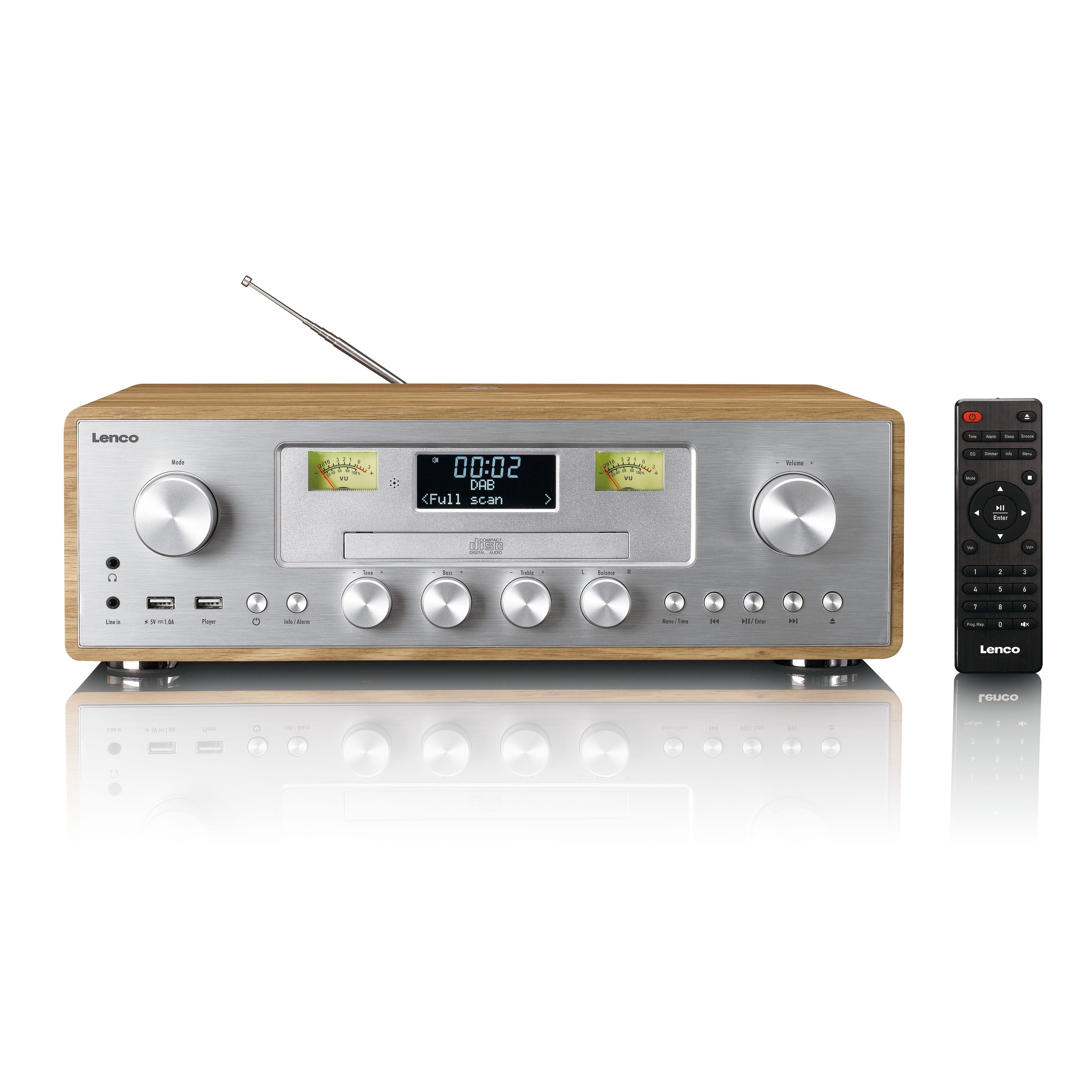 lenco-dar-281wdsi-dab-fm-radio-mit-cd-player-usb-bluetooth-und-kabelloser-ladest image 2