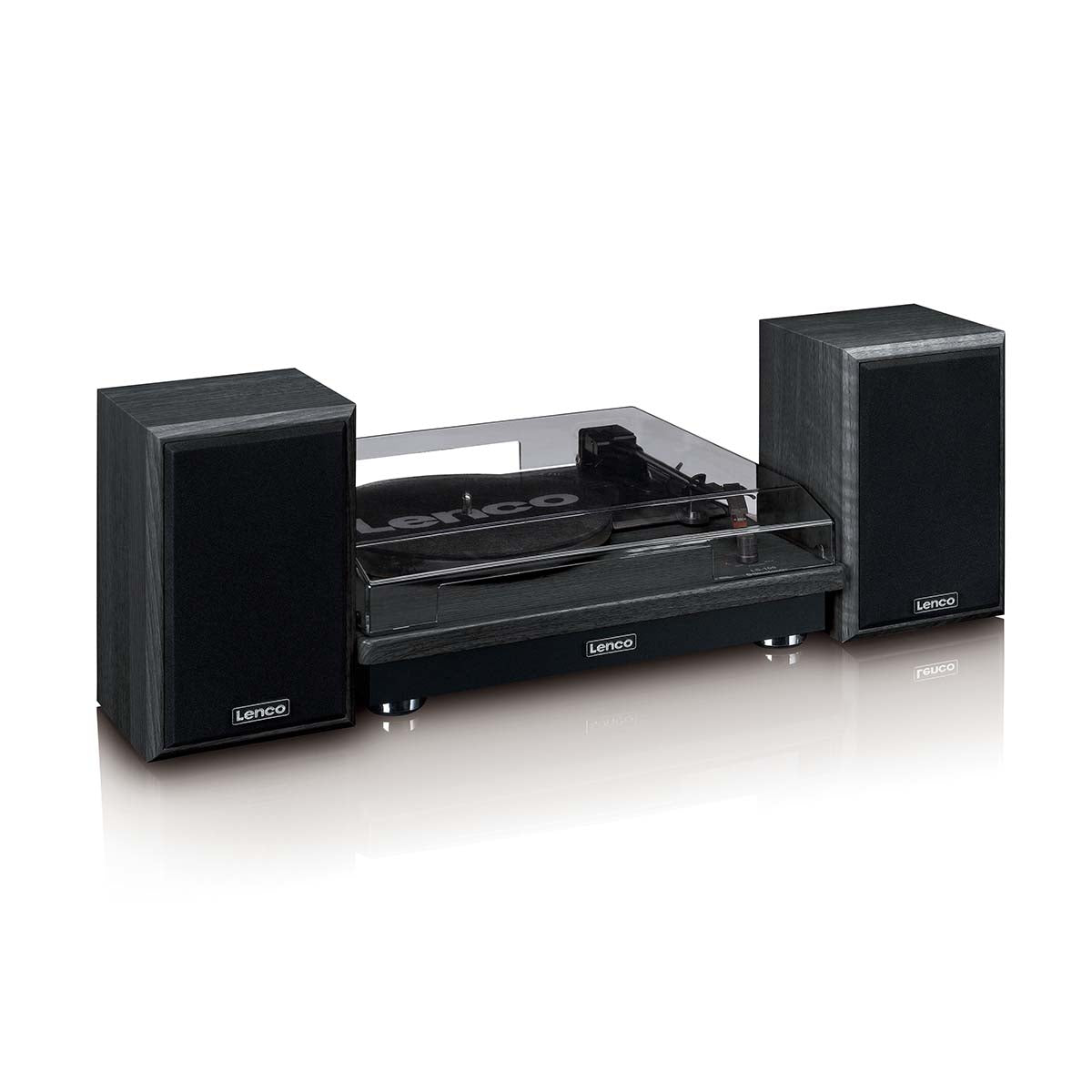 lenco-ls-100bk-plattenspieler-mit-bluetooth-und-2-externen-lautsprechern-schwarz image 7