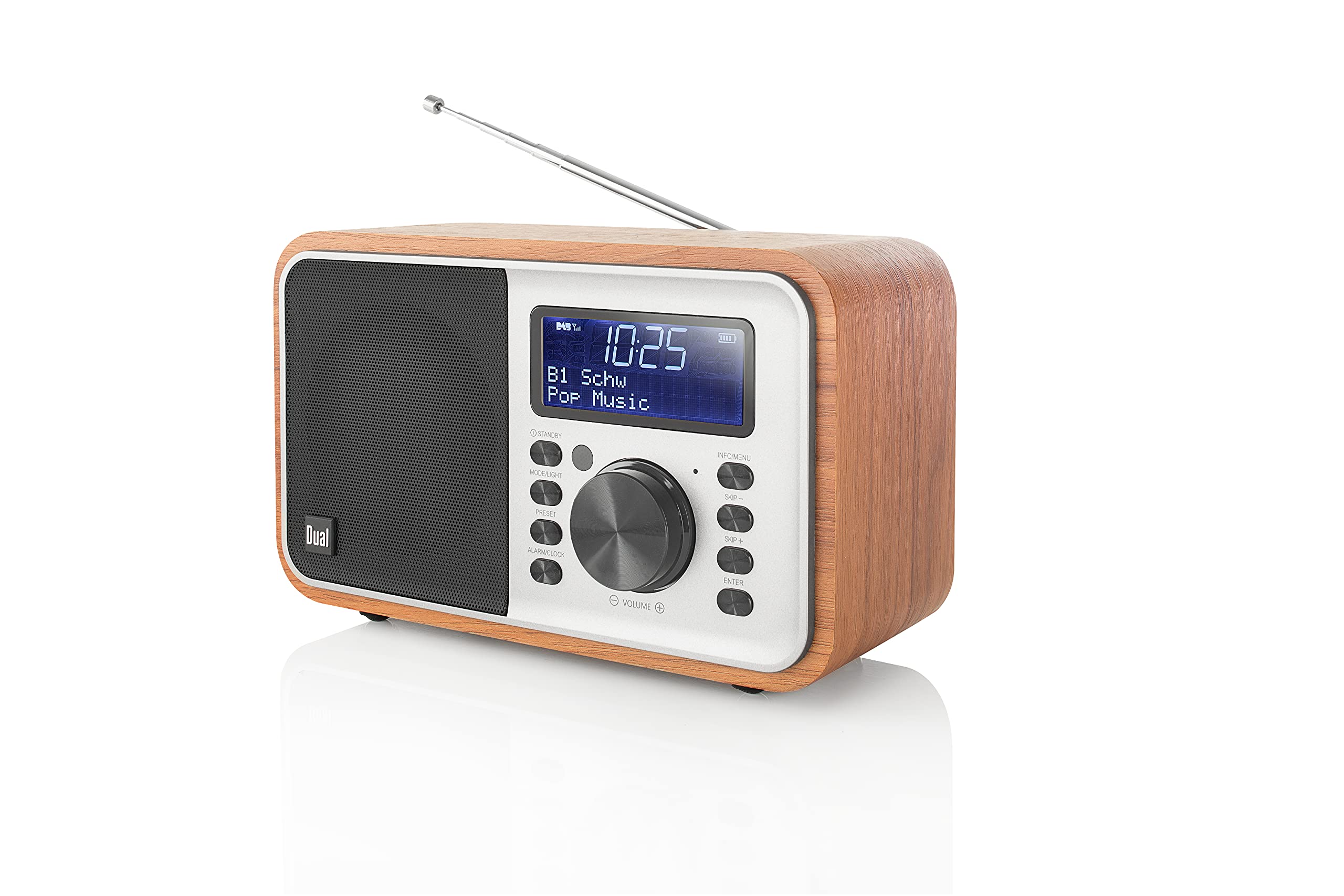 dual-dcr-51-dab-ukw-radio-mit-akku-und-bluetooth-braun image 1