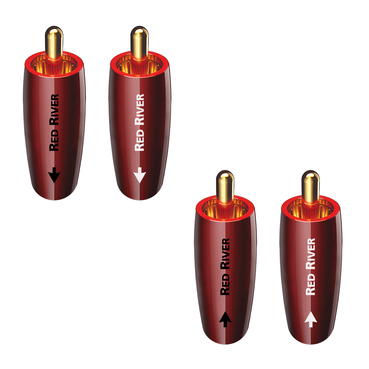 audioquest-red-river-rca-field-termination-stecker-vergoldet image 1