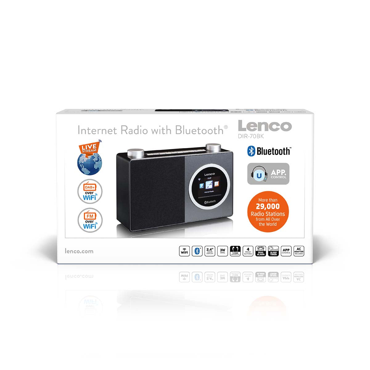 lenco-dir-70bk-internetradio-mit-bluetooth-und-farbdisplay-schwarz image 8