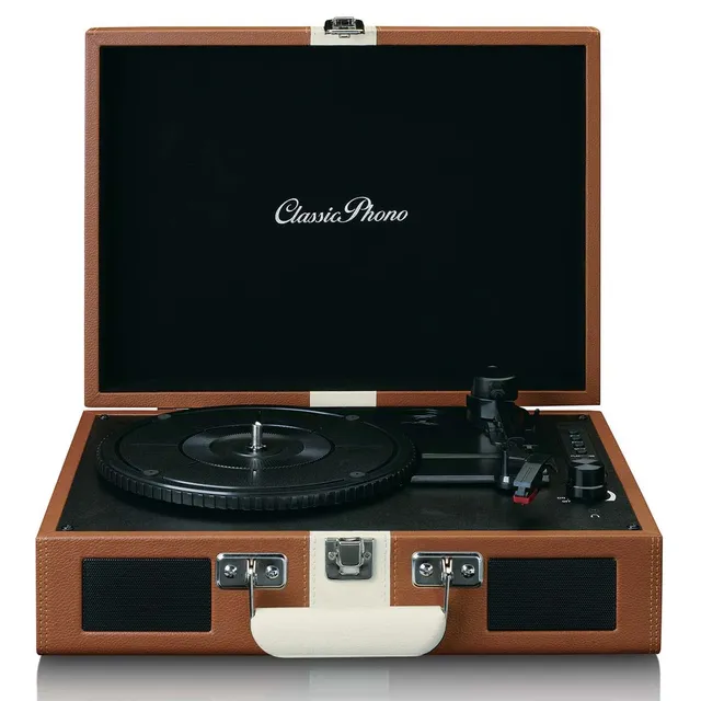 lenco-classic-phono-tt-120bnwh-koffer-plattenspieler-mit-bluetooth-und-akku-brau image 1
