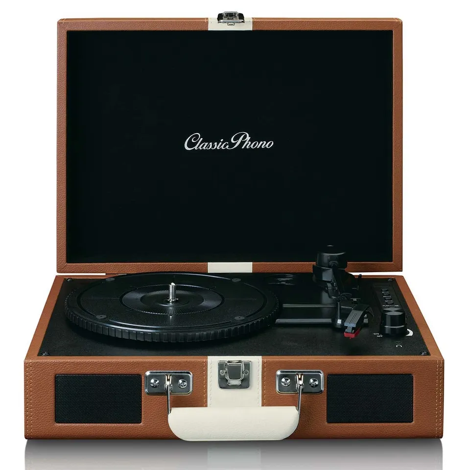 lenco-classic-phono-tt-120bnwh-koffer-plattenspieler-mit-bluetooth-und-akku-brau image 1