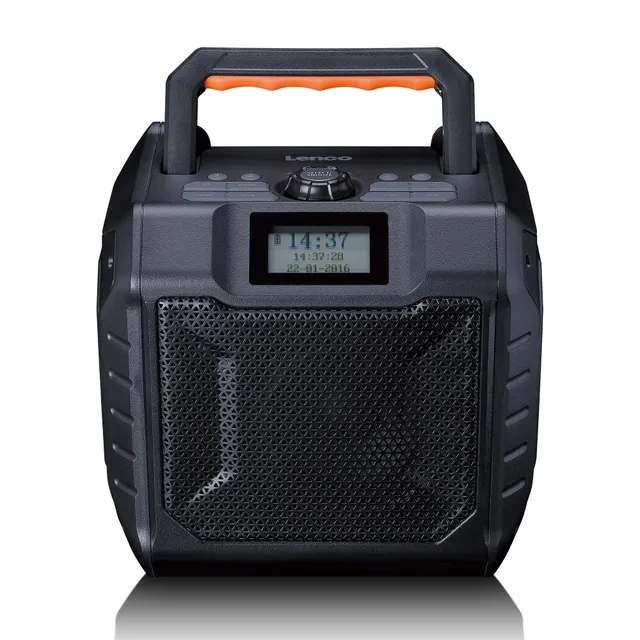 lenco-odr-160gy-outdoor-baustellenradio-dab-fm-mit-bluetooth-grau-ipx5 image 1