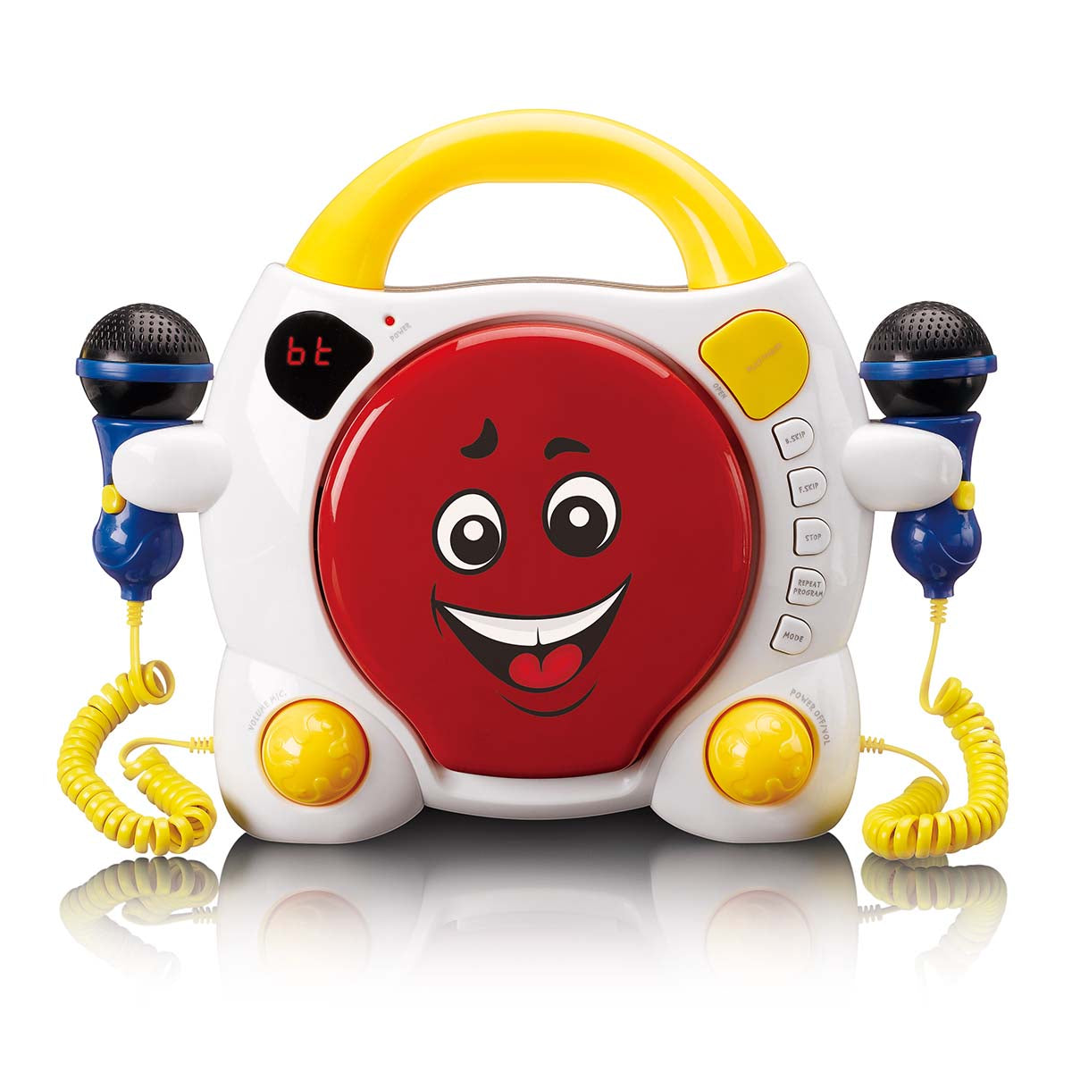 lenco-kcd-011kids-tragbarer-karaoke-cd-spieler-mit-bluetooth-5-0-f-r-kinder-mehr image 2