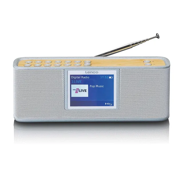 lenco-pdr-046gy-eco-dab-radio-mit-bluetooth-5-0-wei-bambus image 1