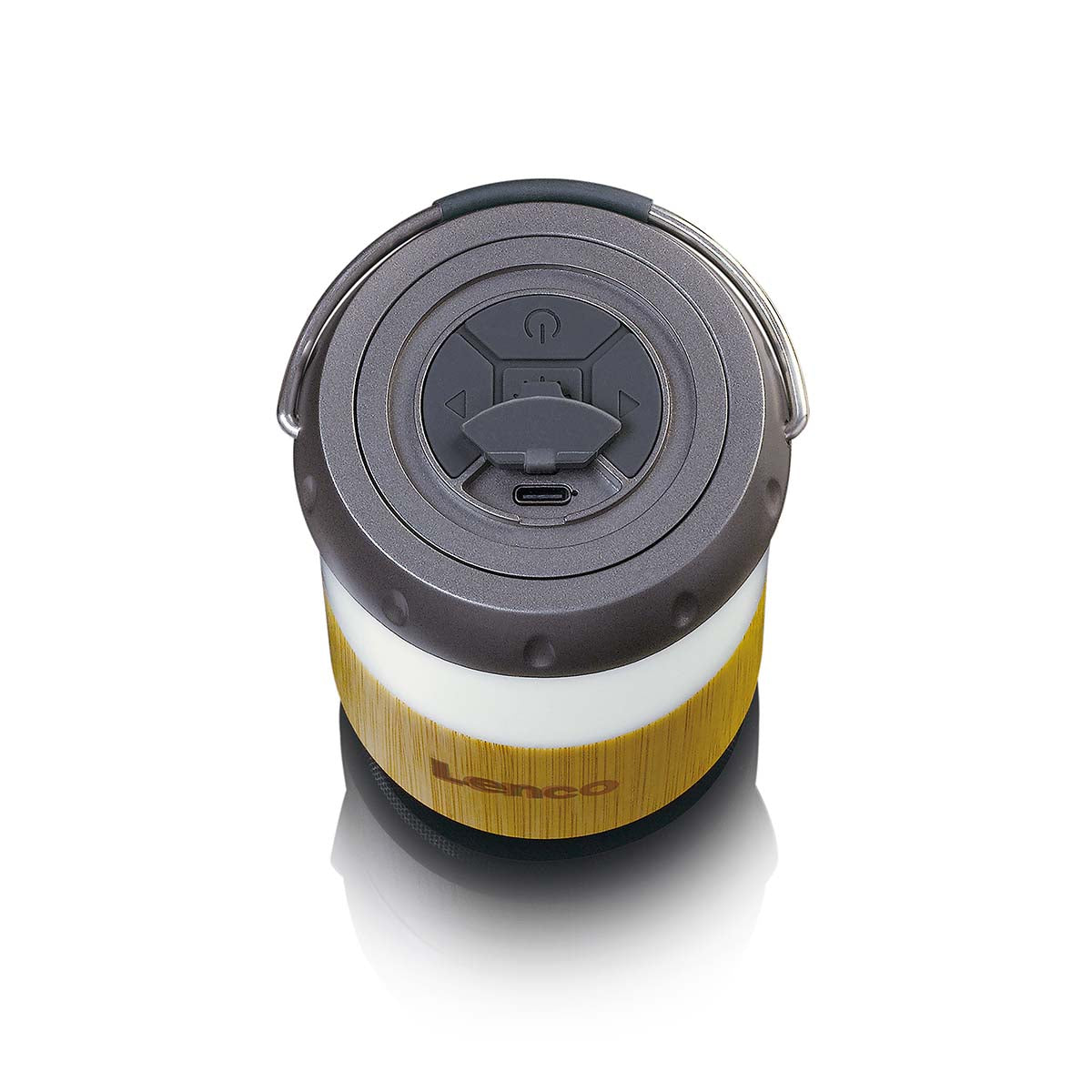 lenco-btl-030ba-led-laterne-mit-bluetooth-lautsprecher-bambus image 7