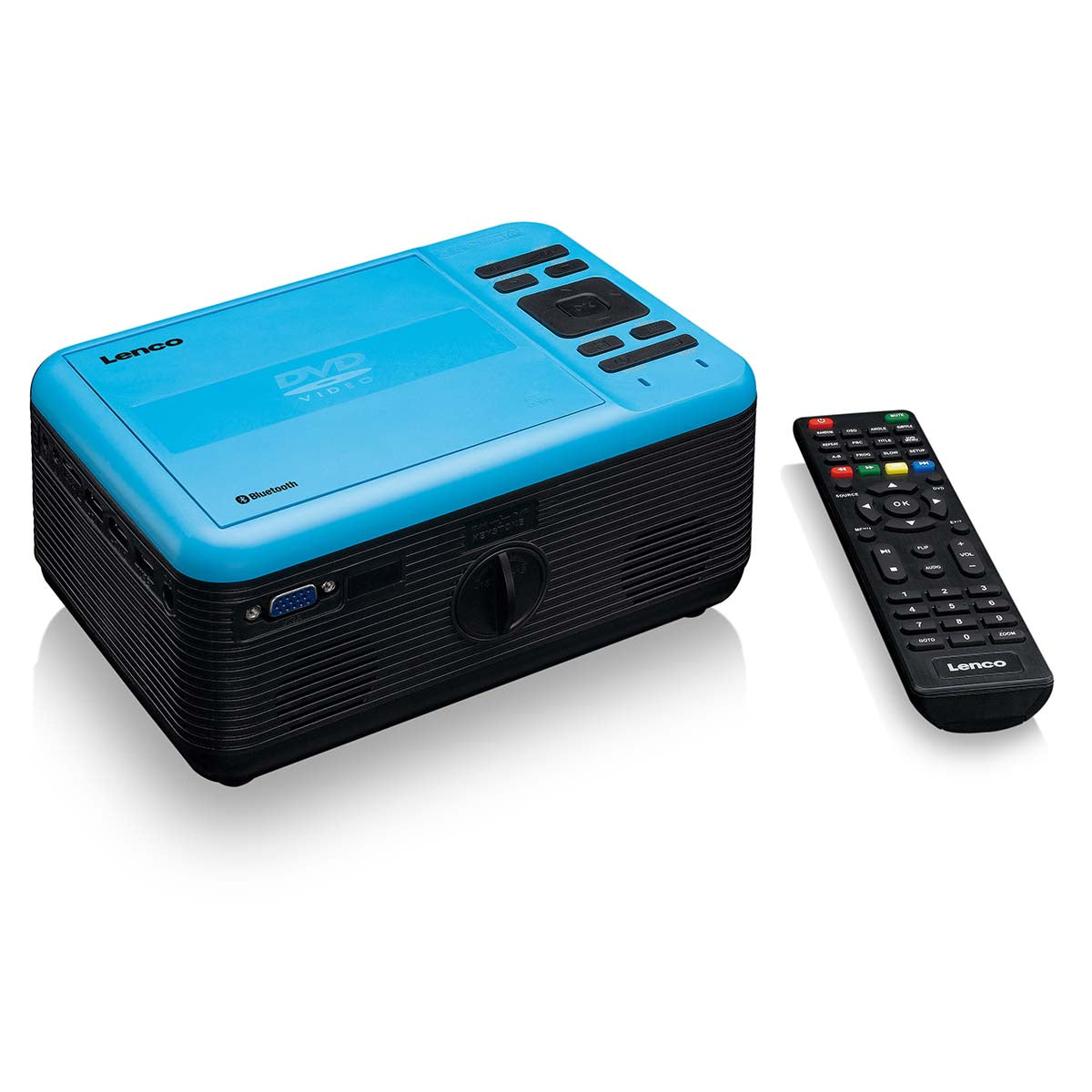 lenco-lpj-500bu-lcd-beamer-mit-dvd-player-und-bluetooth-blau image 8