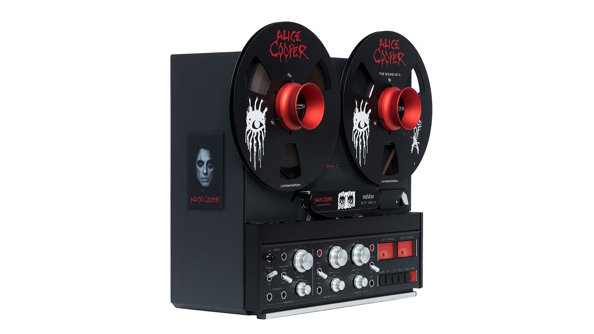 revox-b77-mk-iii-stereo-tape-recorder-alice-cooper-limited-edition image 4