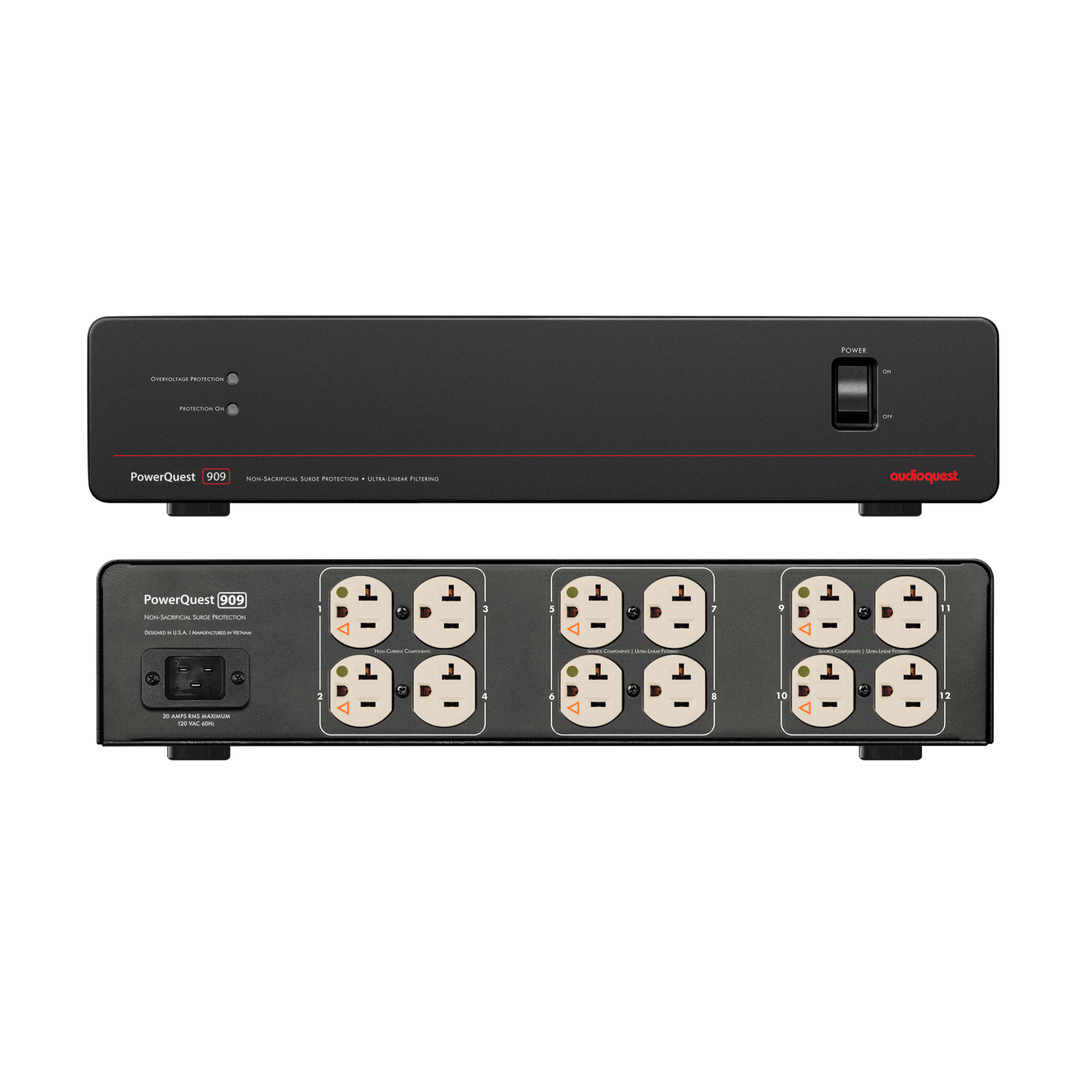 audioquest-powerquest-909-netzfilter-und-steckdosenleiste image 1