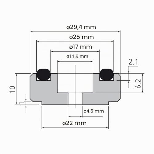 dynavox-ger-tef-sse-mit-r-ndelung-midi-aus-aluminium-schwarz-eloxiert-4er-set image 5