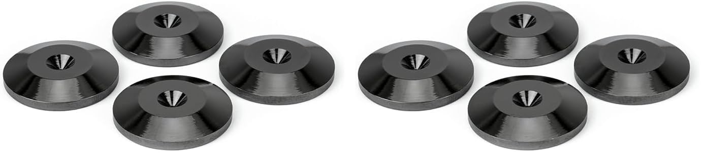 dynavox-spike-unterlegscheiben-4er-set-schwarz-25x5-mm-bodenschutz image 1