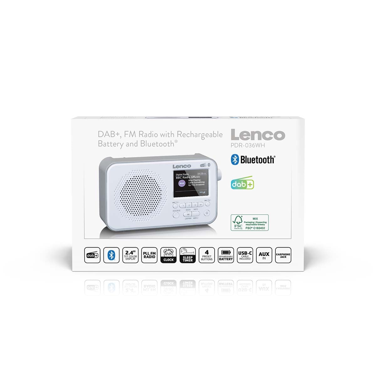 lenco-pdr-036wh-tragbares-dab-fm-radio-mit-bluetooth-wei image 8