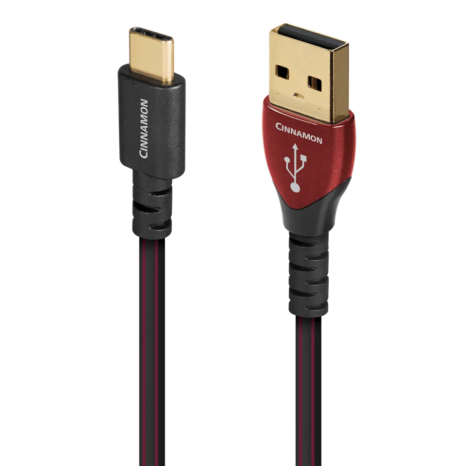 audioquest-cinnamon-usb-c-auf-usb-a-kabel-halbfeste-konzentrische-1-25-silberlei image 1