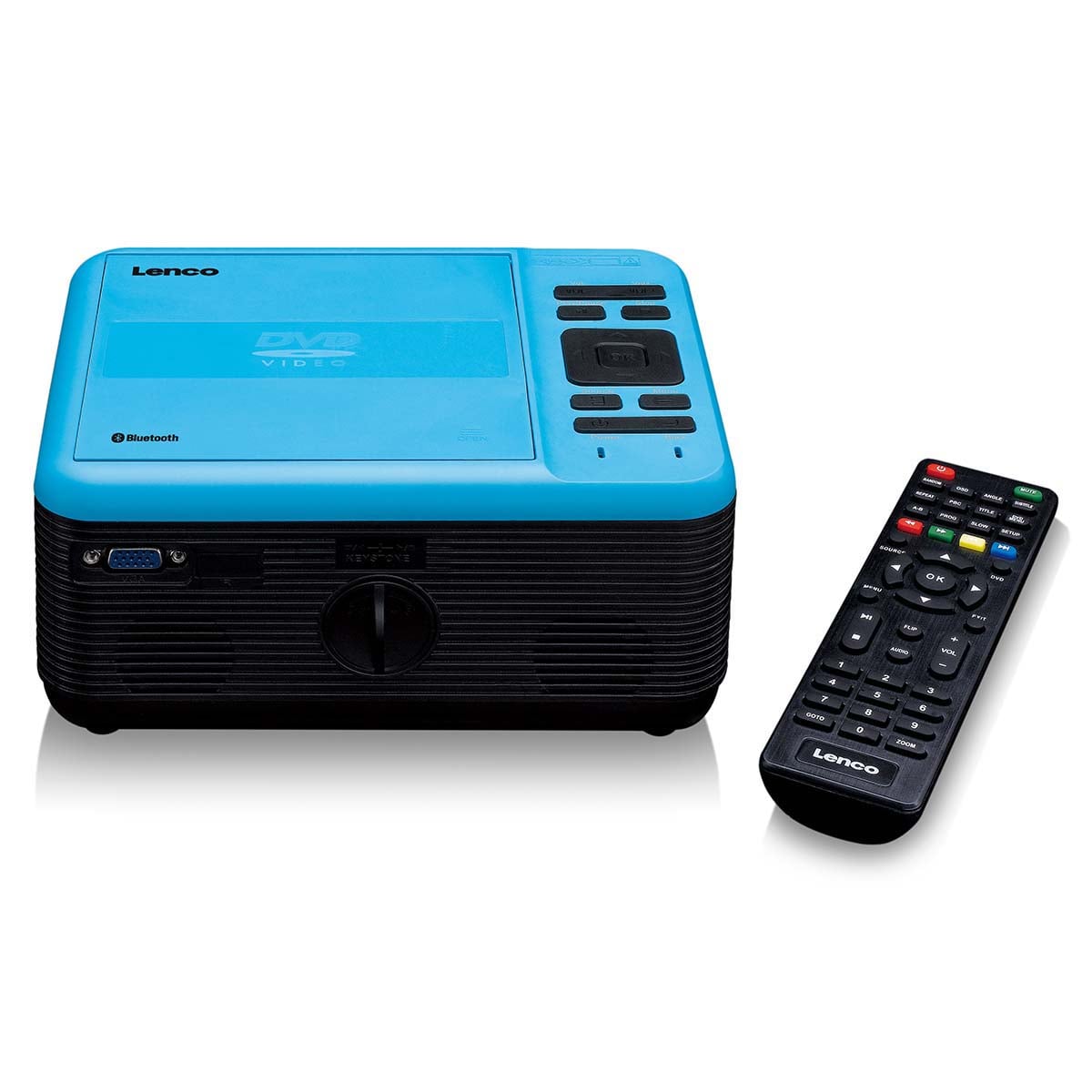 lenco-lpj-500bu-lcd-beamer-mit-dvd-player-und-bluetooth-blau image 1