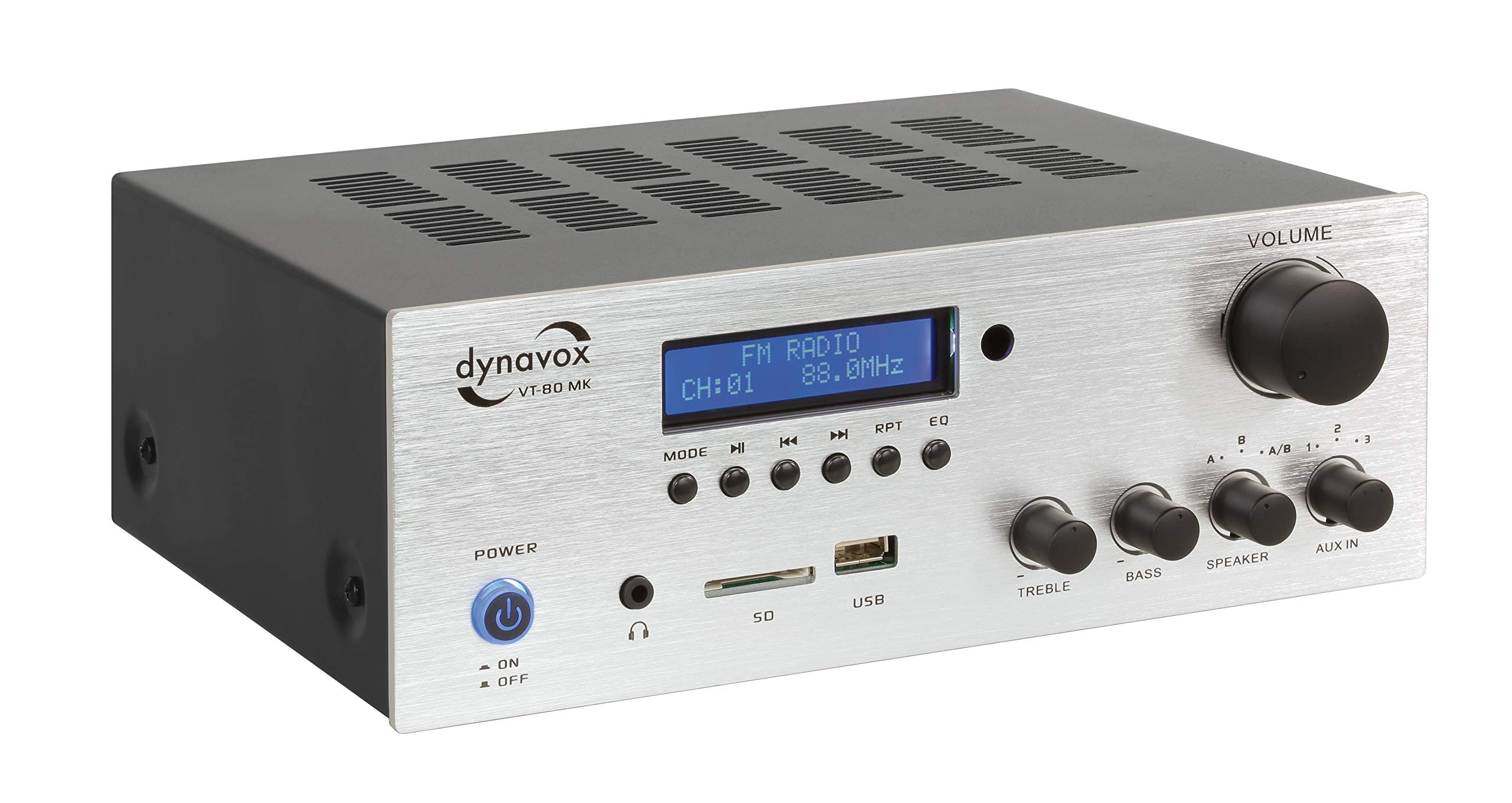 dynavox-vt-80-mk-stereo-kompakt-verst-rker-160-watt-bt-usb-sd-fm-radio-silber image 2