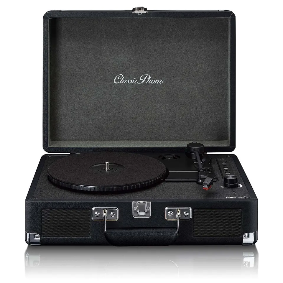 lenco-classic-phono-tt-115bk-bluetooth-plattenspieler-im-koffer-schwarz image 1