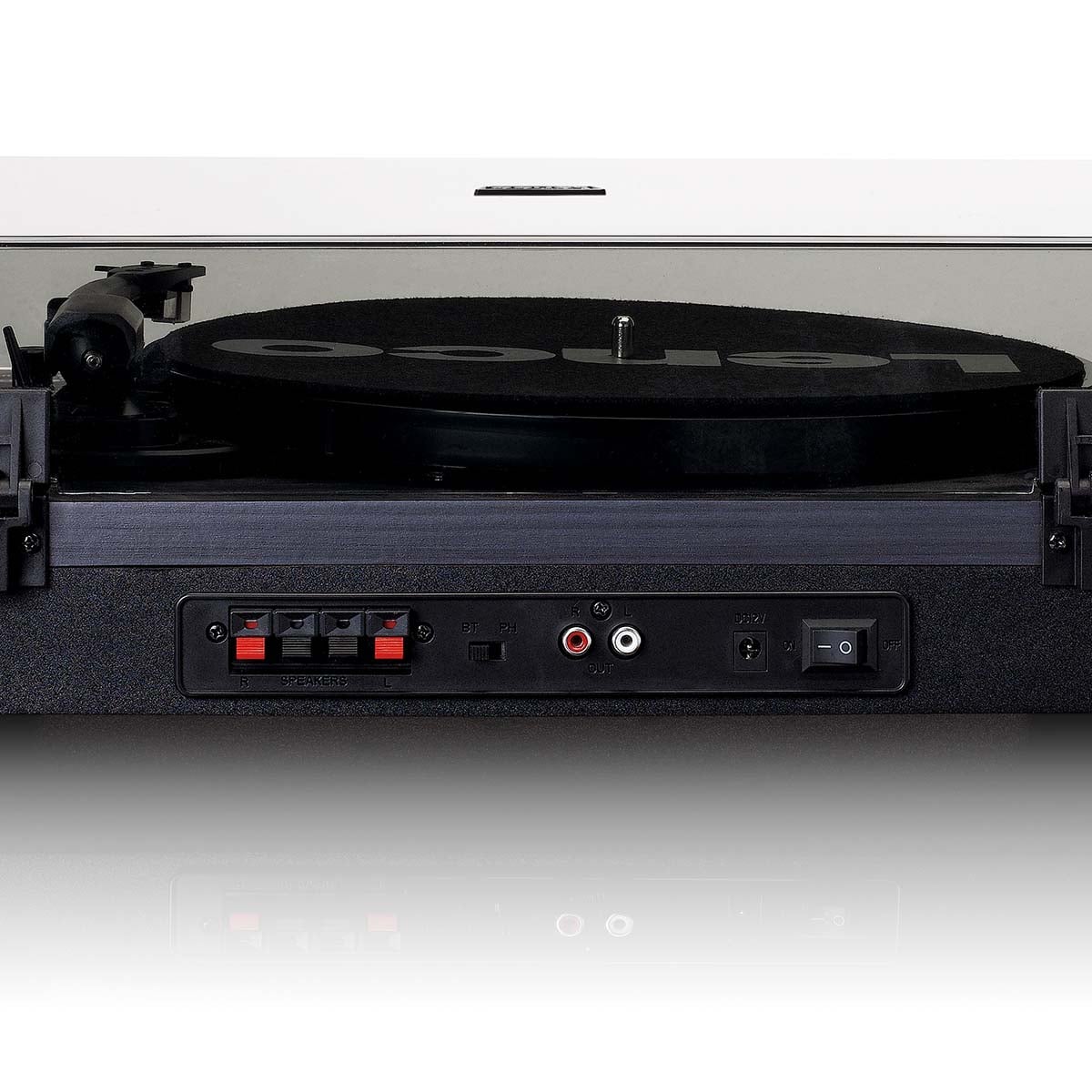 lenco-ls-301bk-plattenspieler-mit-bluetooth-und-2-externen-lautsprechern-schwarz image 8
