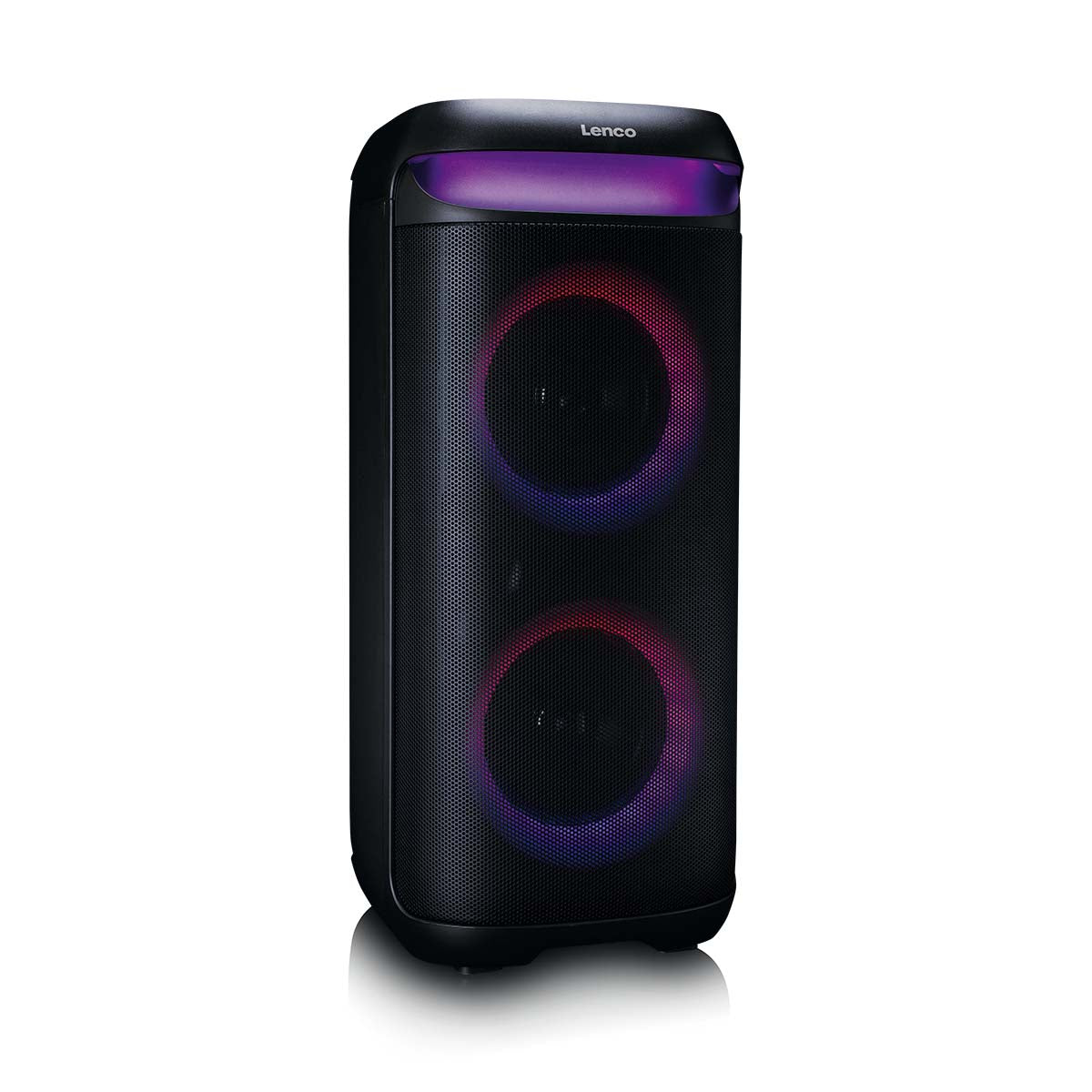 lenco-pa-210bk-bluetooth-party-lautsprecher-mit-led-lichteffekten-100w-tws-usb-1 image 8