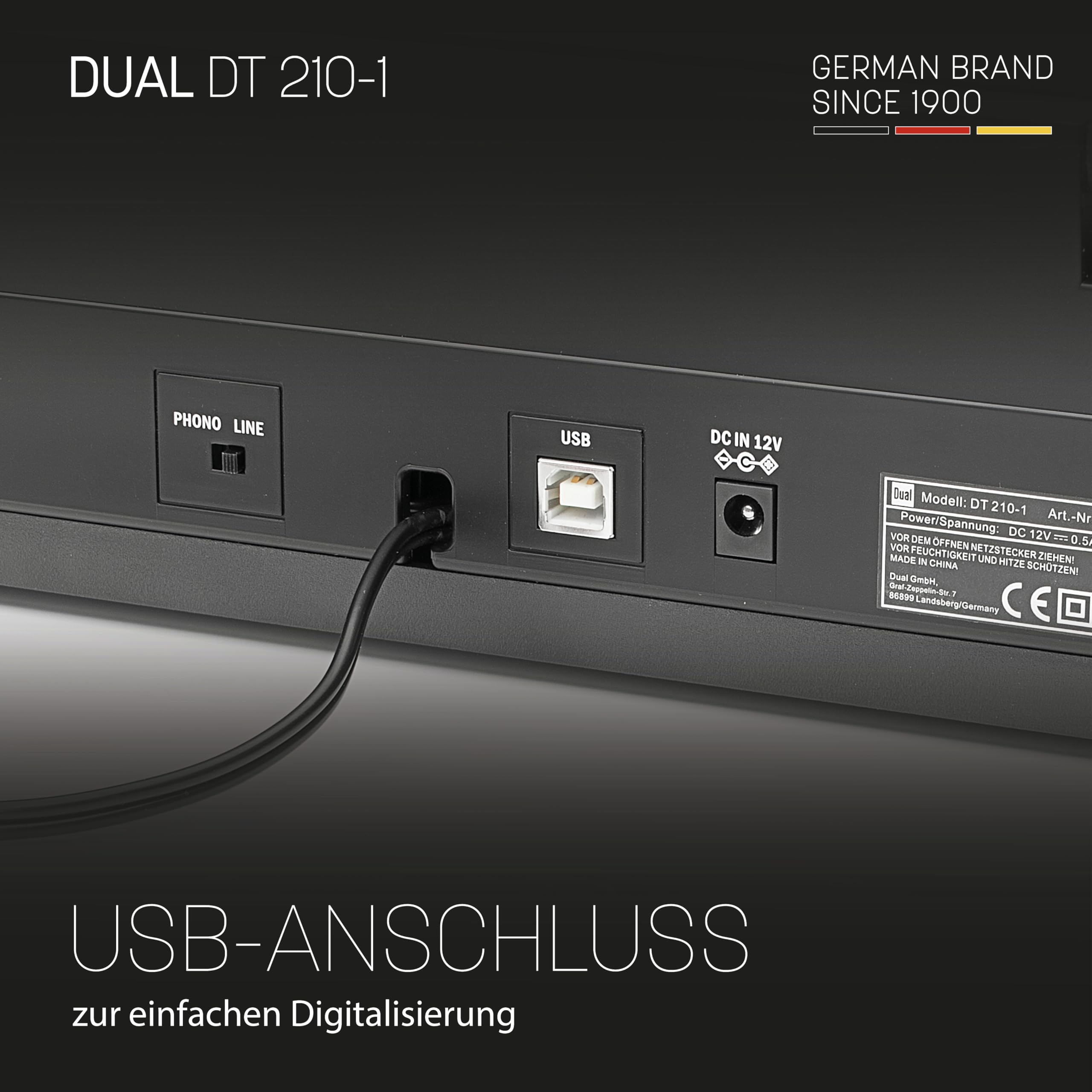 dual-dt-210-1-usb-plattenspieler-riemen-33-45-schwarz-mit-at3600-und-vorverst-rk image 6