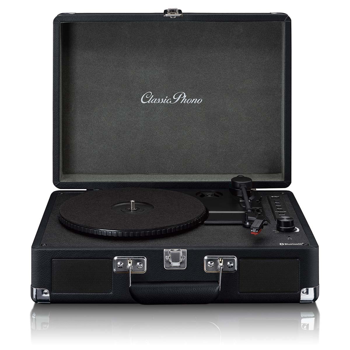 lenco-classic-phono-tt-115bk-bluetooth-plattenspieler-im-koffer-schwarz image 1